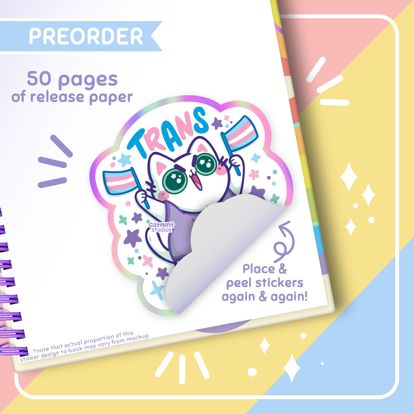 **PRE-ORDER EST AUG-SEPT ARRIVAL** Gay Little Stickers Reusable Sticker Book
