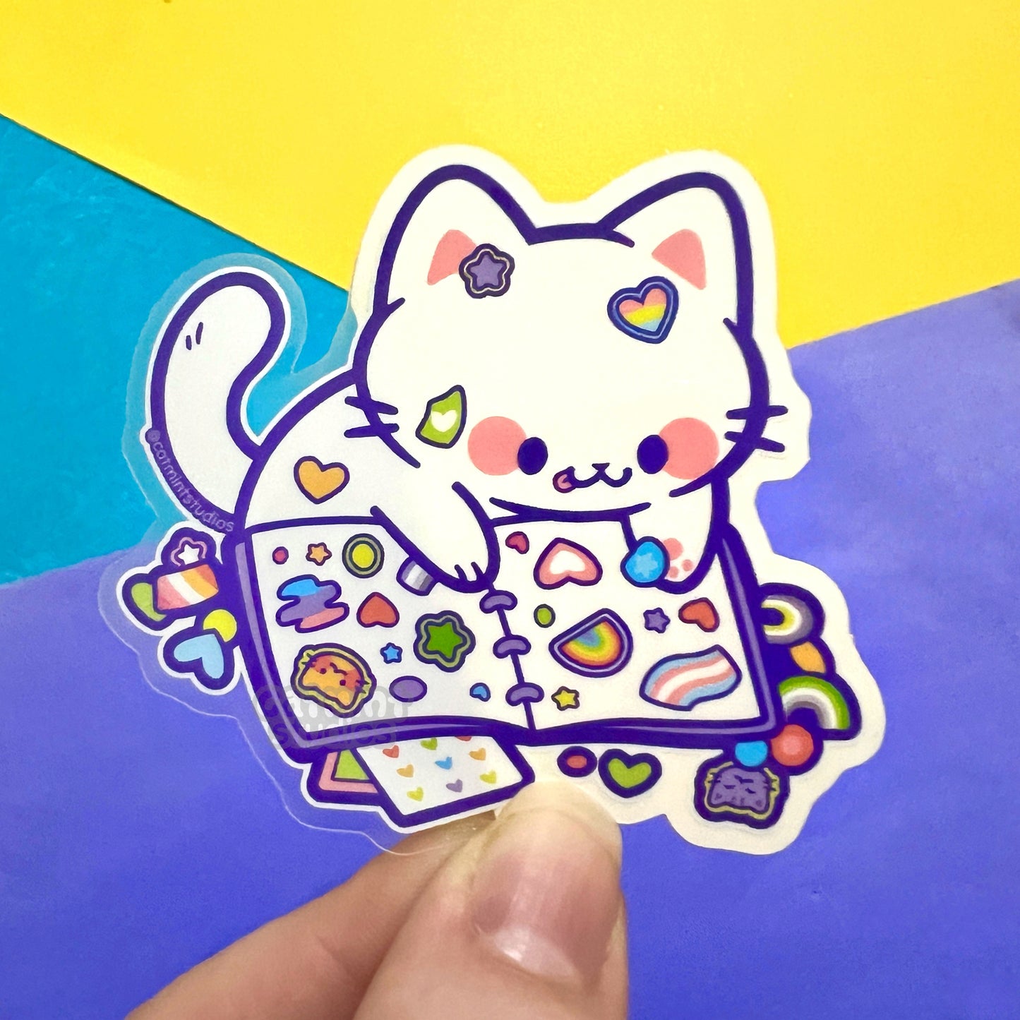 Sticker Collector Clear Vinyl Sticker