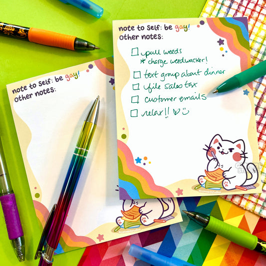 Be Gay Notepad