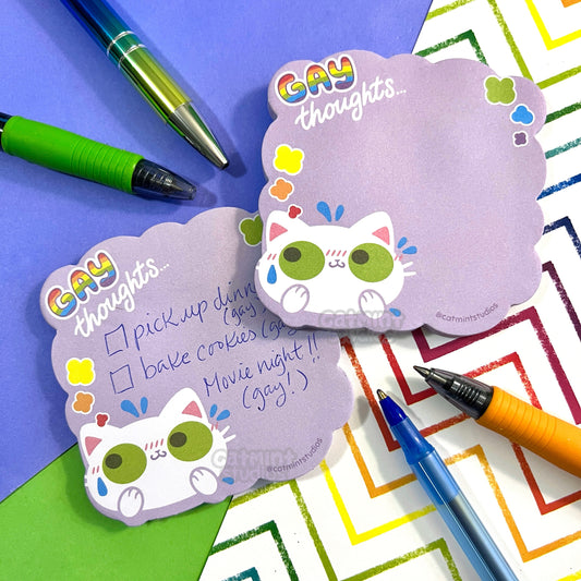 Gay Thoughts Sticky Notepad