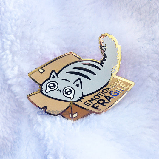 Emotionally Fragile Enamel Pin