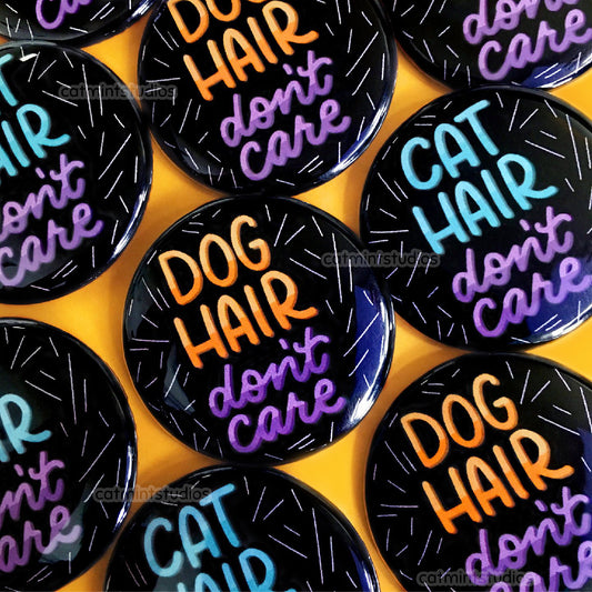 Hair Don't Care Buttons
