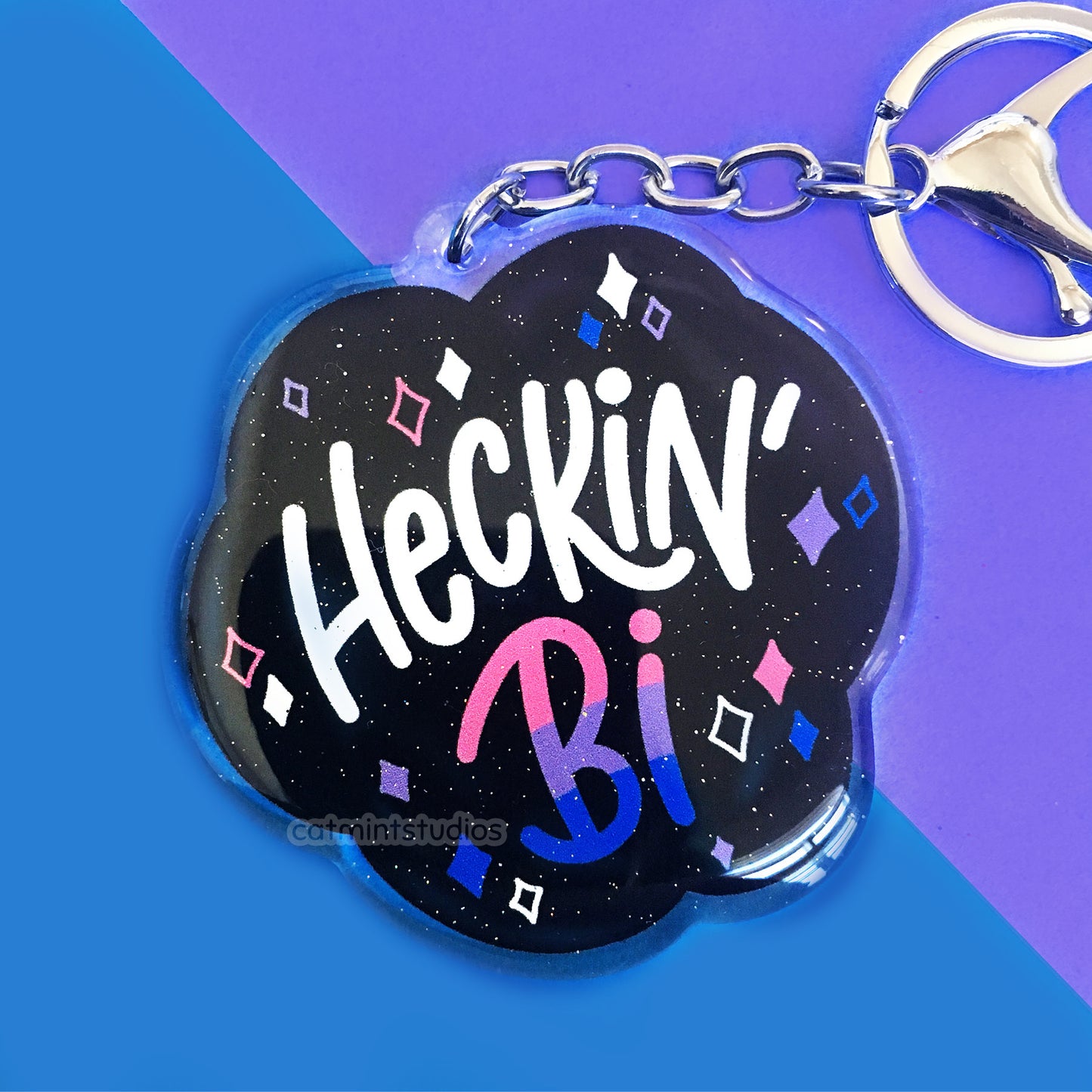 Heckin' Pride Keychains