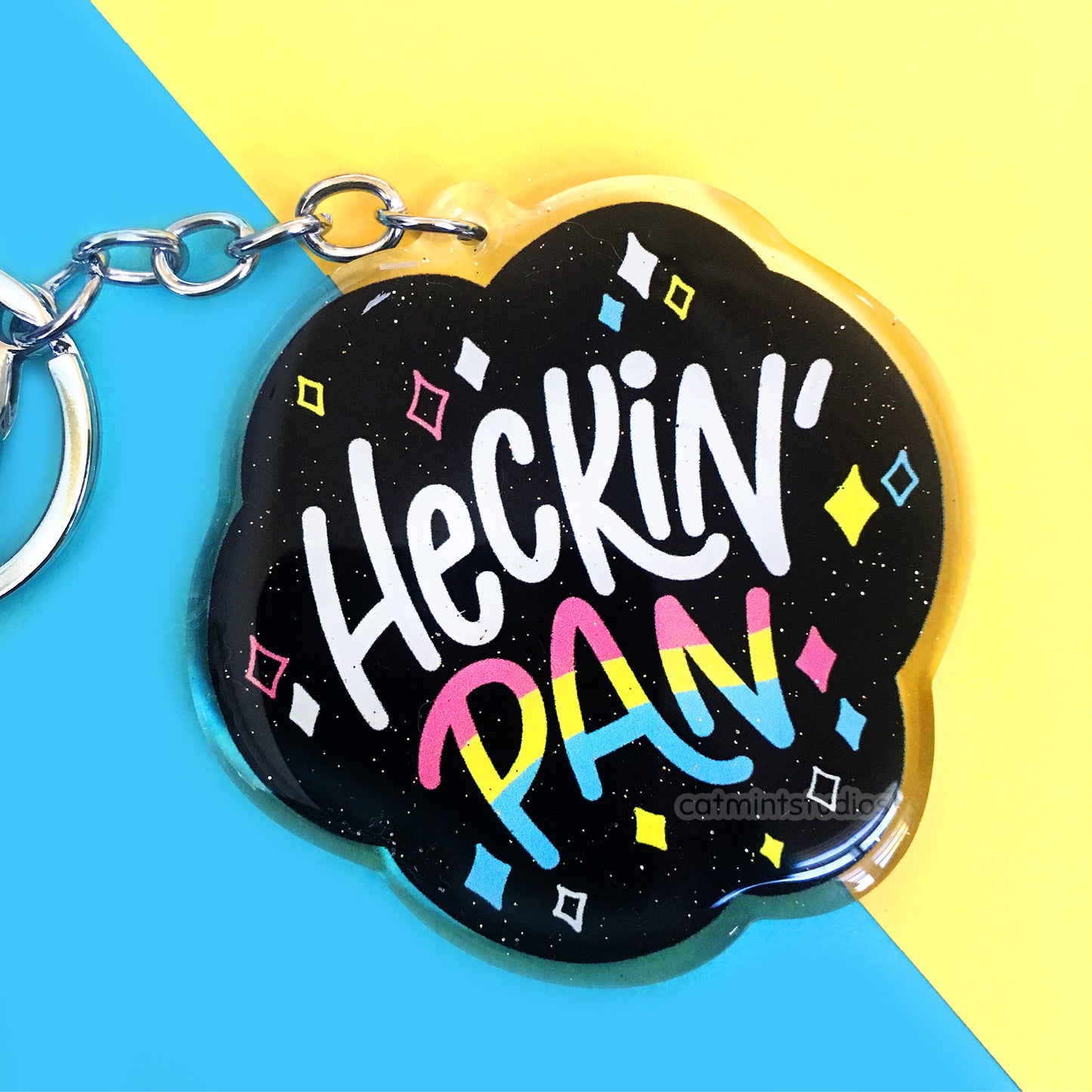 Heckin' Pride Keychains
