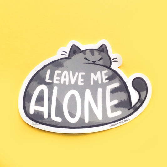Leave Me Alone Vinyl Sticker