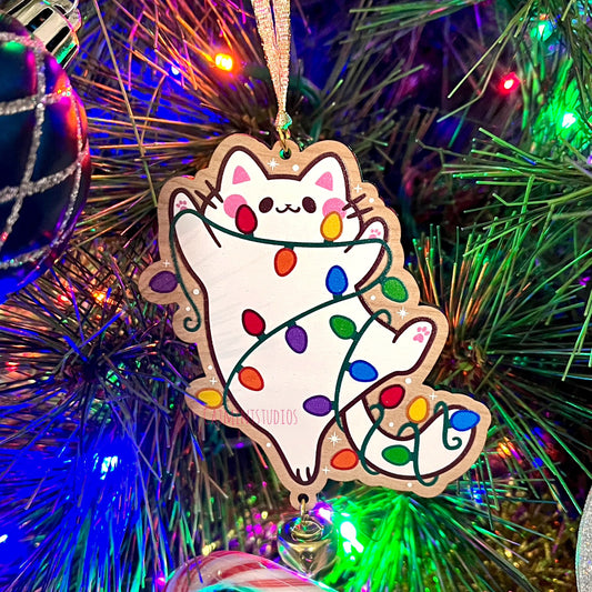 Pride Lights Wooden Ornaments