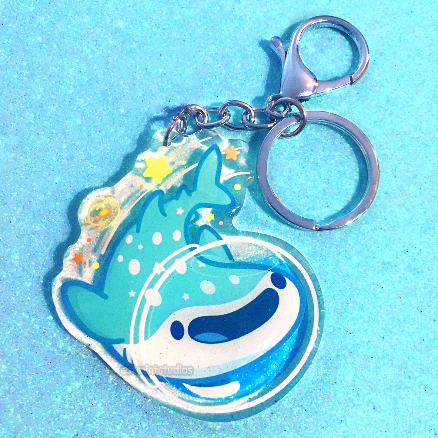 Space Shark Keychains