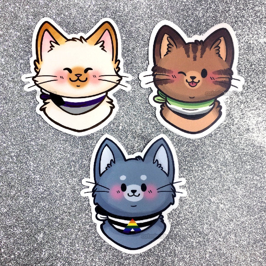 Pride Kitties Vinyl Stickers