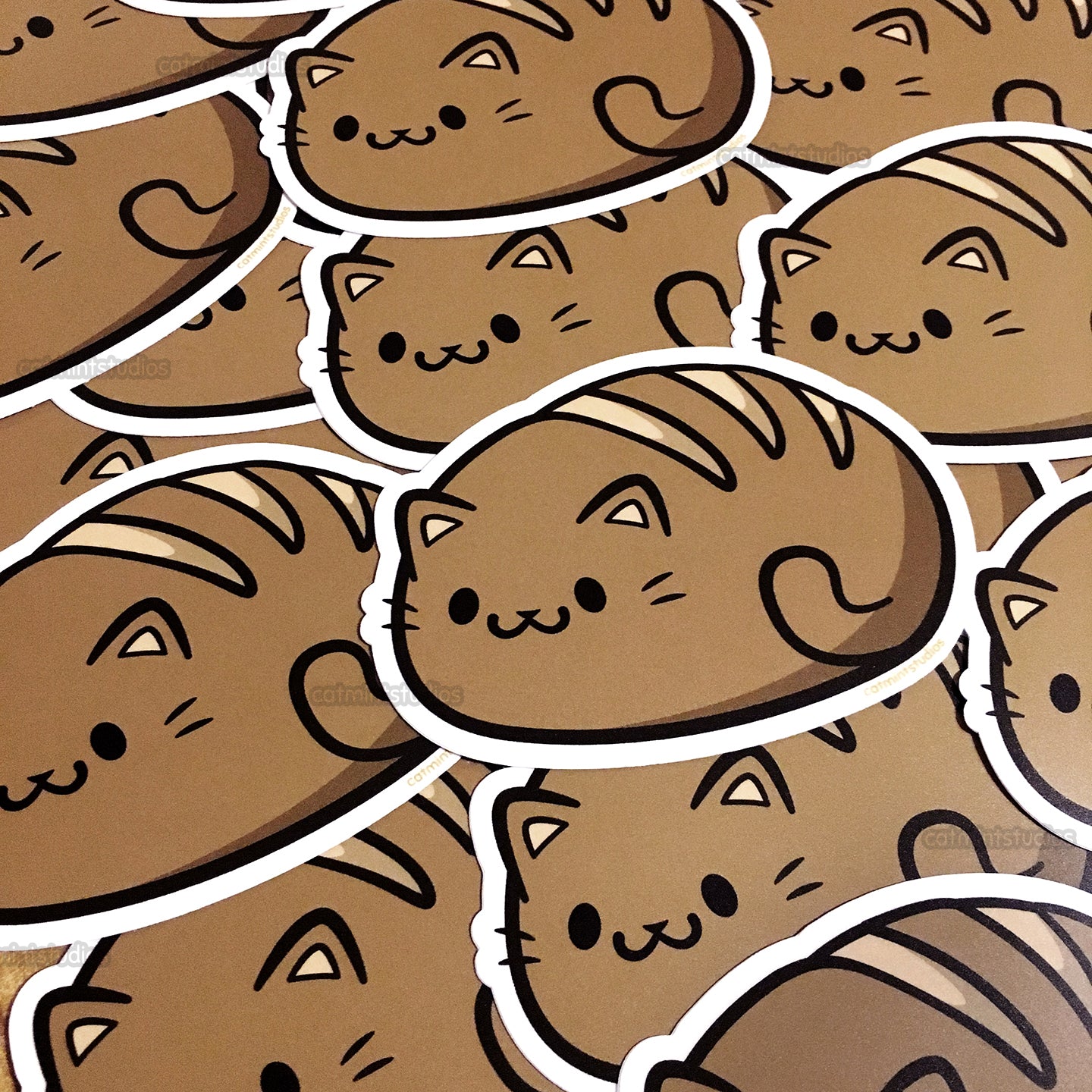 Cat Loaf Vinyl Sticker