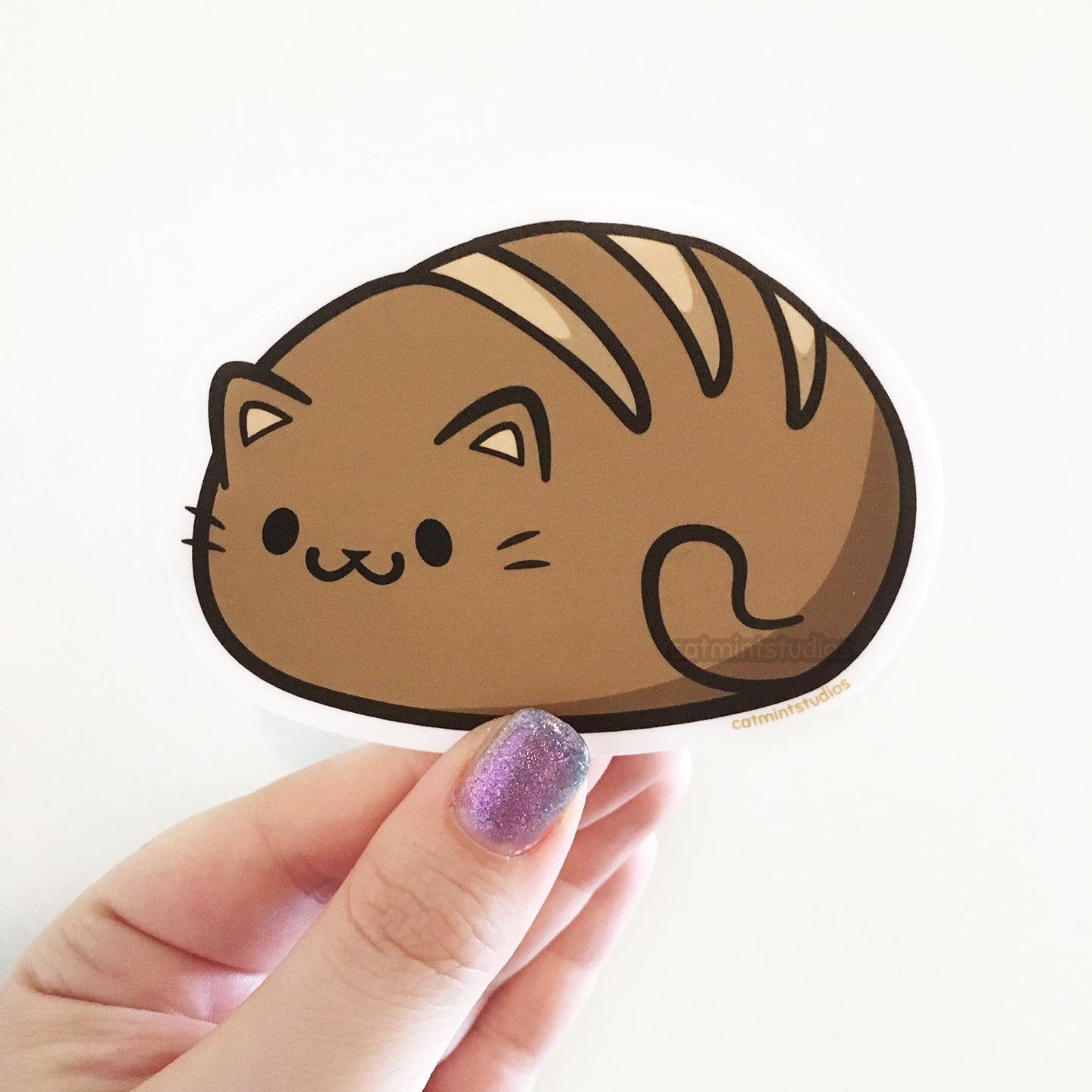 Cat Loaf Vinyl Sticker