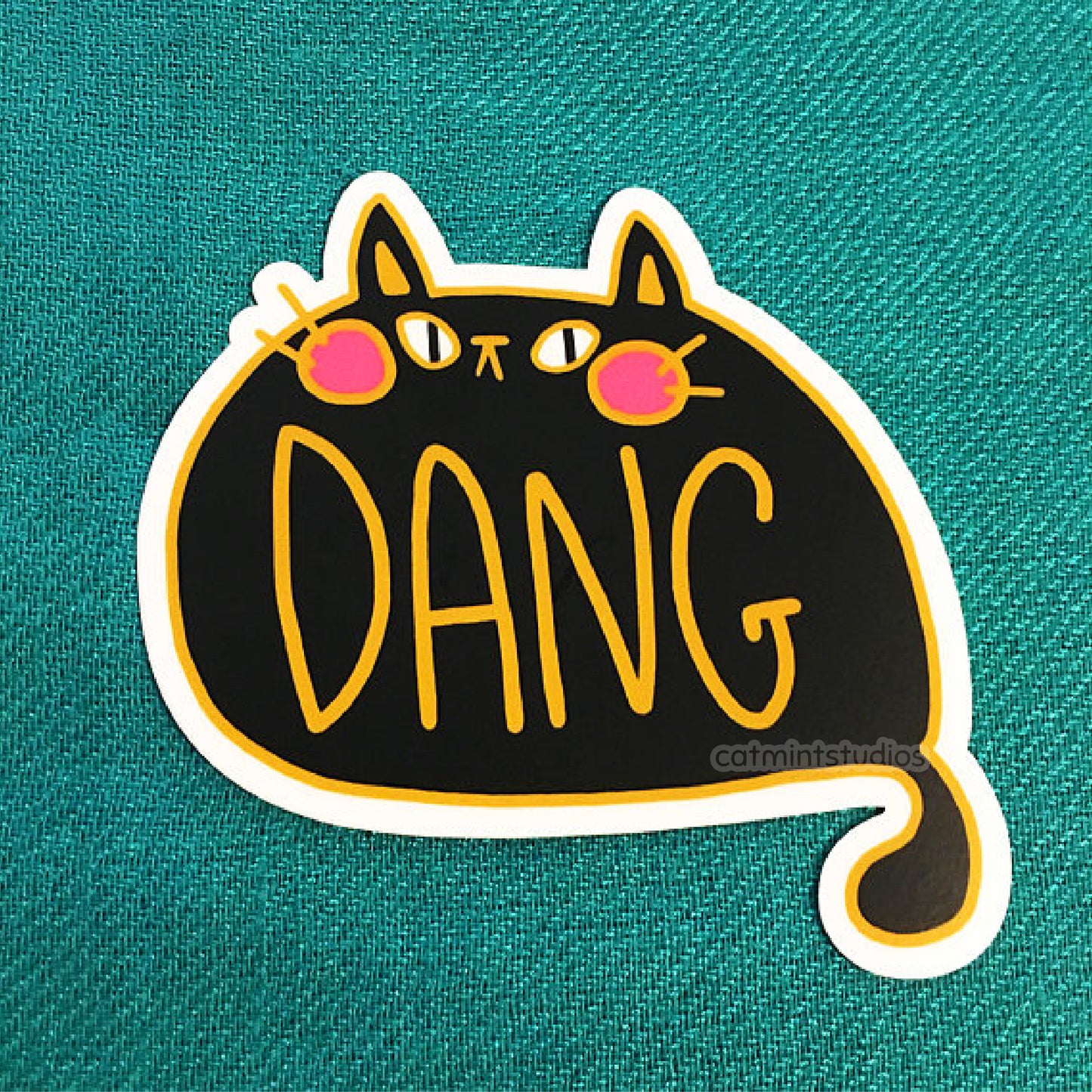 Dang Cat Vinyl Sticker