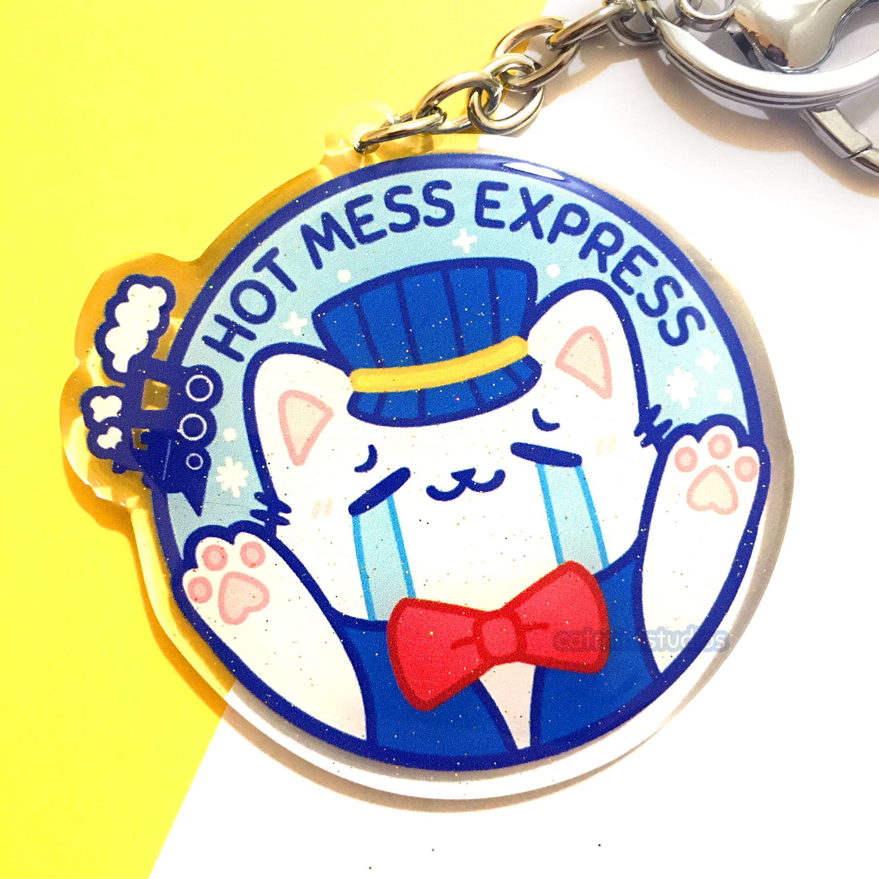 Hot Mess Express Keychain – Catmint Studios