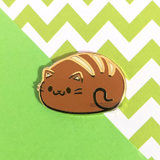 Cat Loaf Enamel Pin