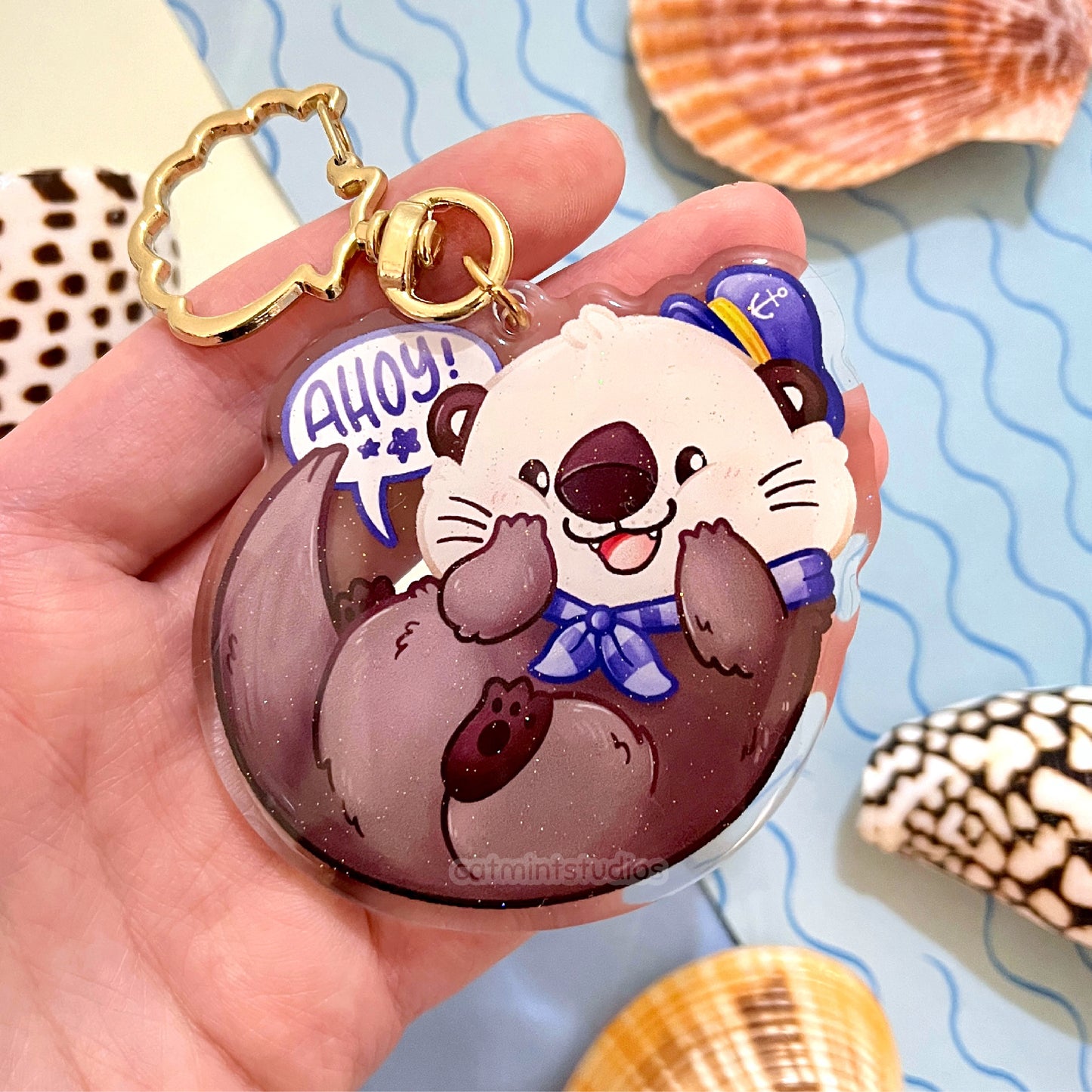 Sailor Otter Keychain