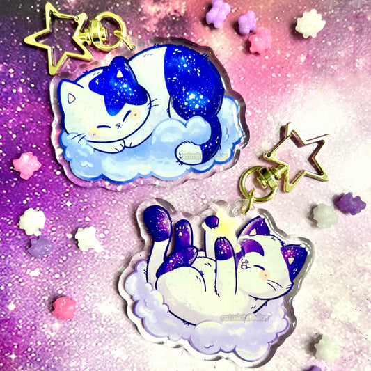 Starry Kitties Keychains