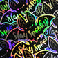 Stay Spooky Holographic Vinyl Sticker